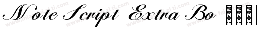 Note Script-Extra Bo字体转换